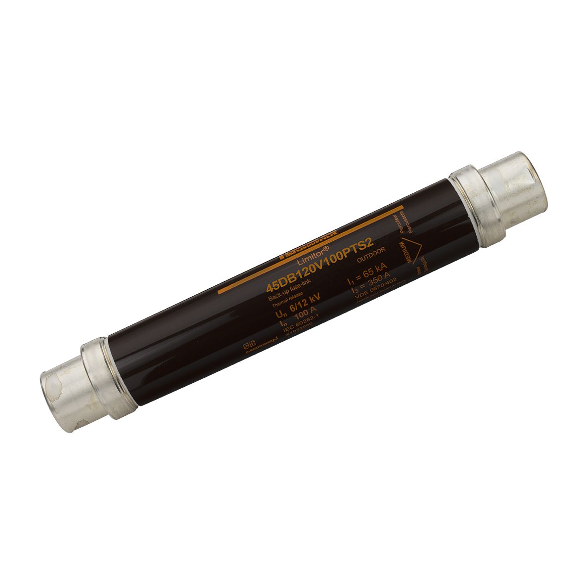 P1018315 - HV fuse DIN 43625, 12kV, 100A, 292mm, 45mm, thermal striker